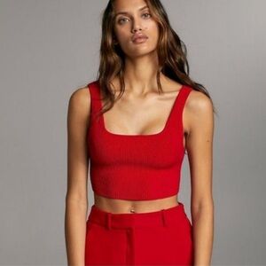 Aritzia Sculpt Knit Cropped Tank